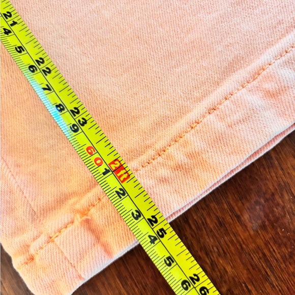 Pilcro Anthropologie woman’s light orange wide leg jeans - Picture 11 of 13